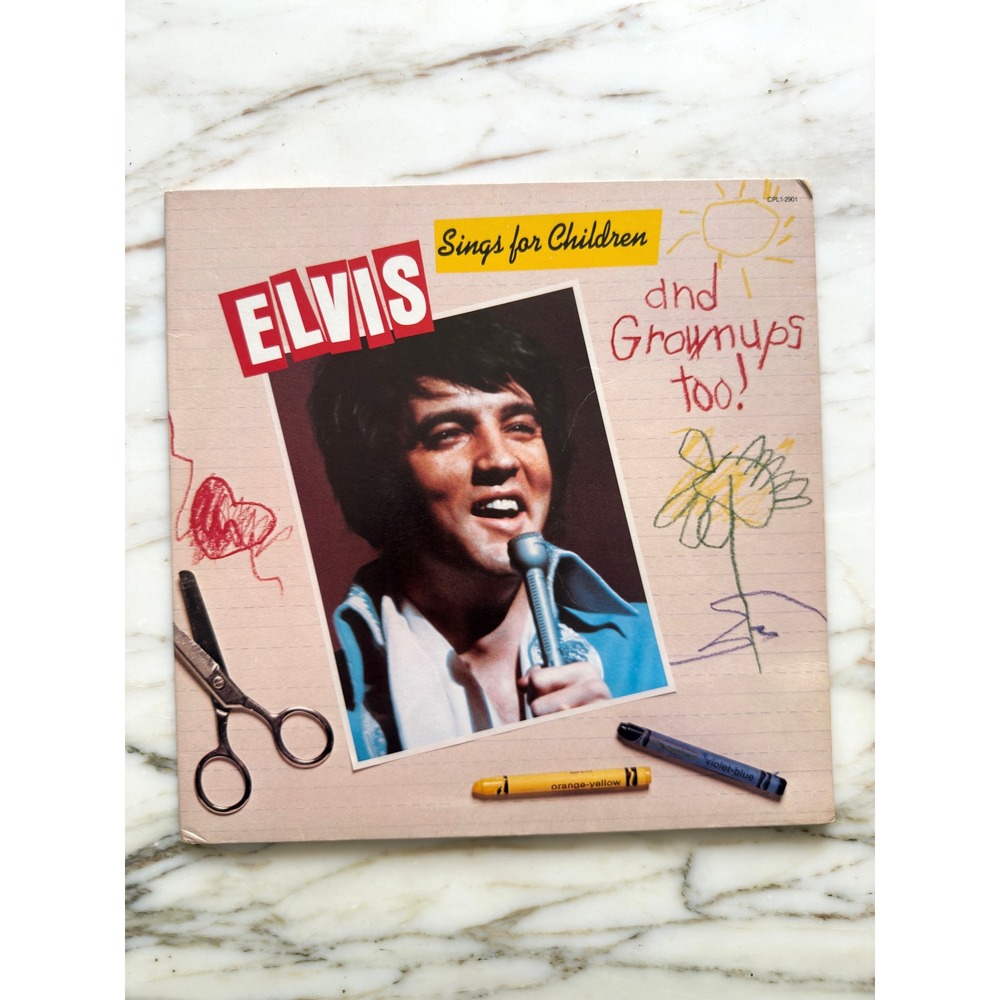 Vintage Elvis Presley Sings for Children and Grownups Too Vinyl LP RCA